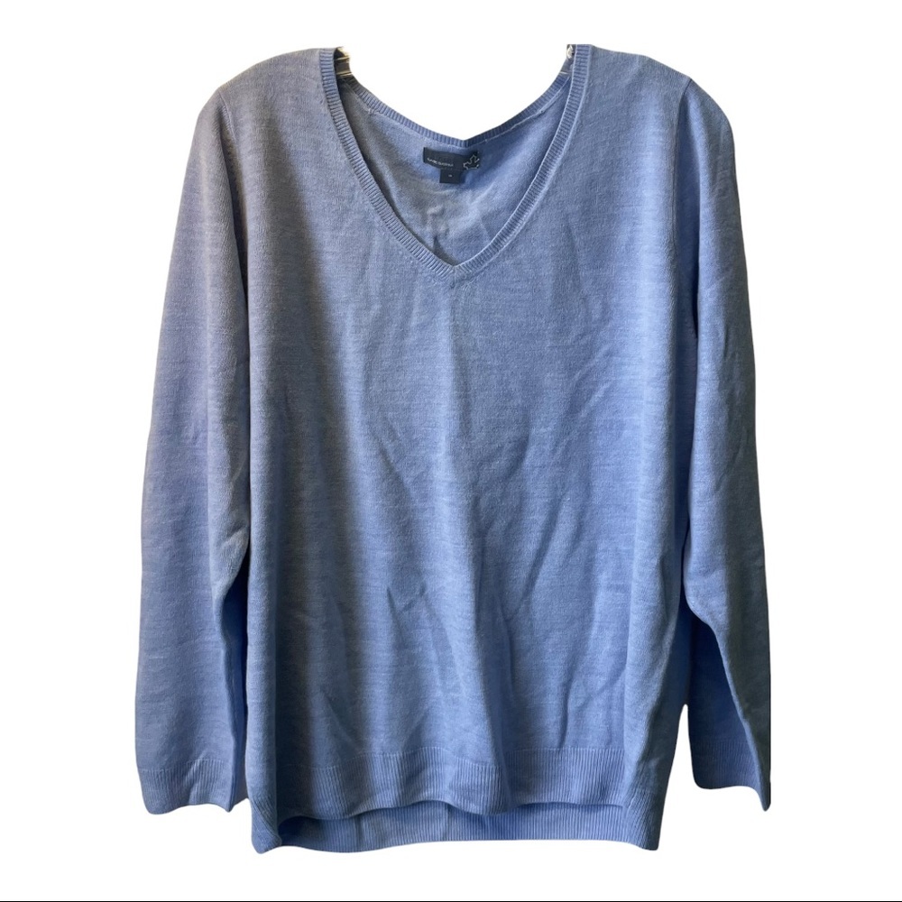 SEARS size 16 light blue crewneck sweater
